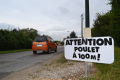 Des panneaux humoristiques pour faire ralentir les voitures en Haute-Savoie